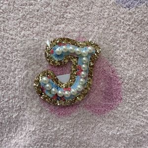 Stoney Clover Lane x LoveShackFancy Letter Patch “J”